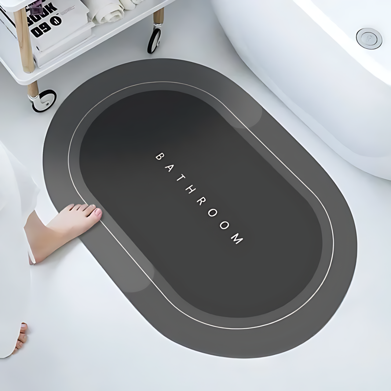 Alfombra Secado Rápido Para Baño