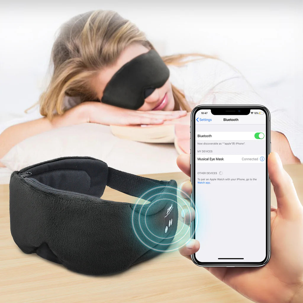 Antifaz Con Audifonos Para Dormir